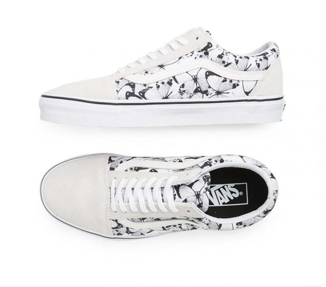 VANS | OLD SKOOL (BUTTERFLY) TRUE WHITE | BLACK