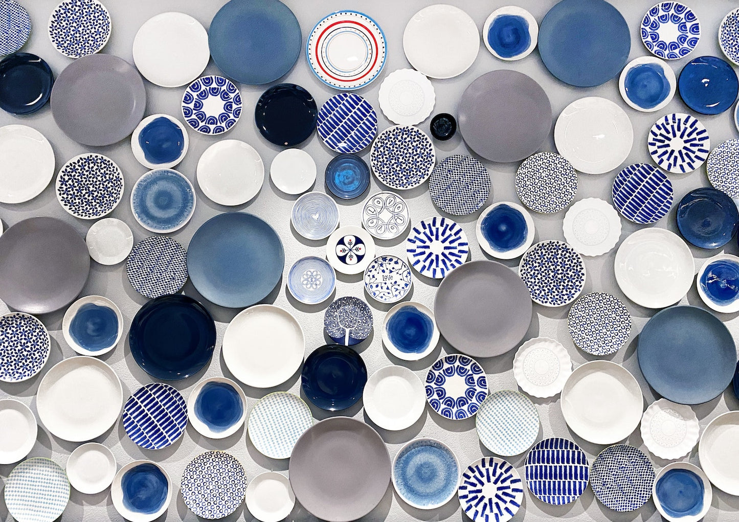 Blue Patterned Plates