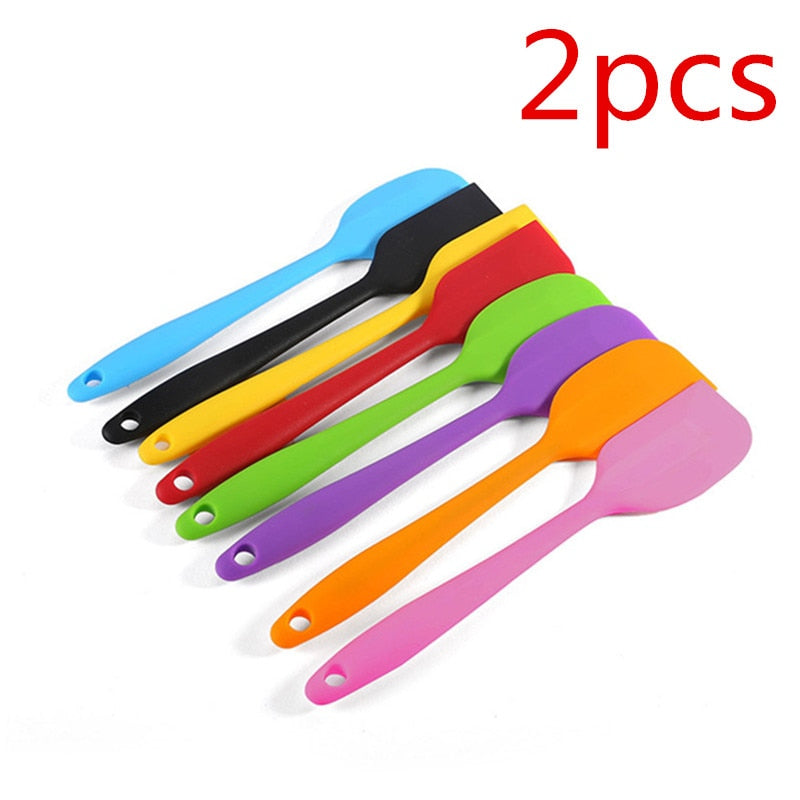 2pcs Kitchen Silicone Spatula