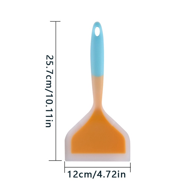 Silicone Kitchen ware Cooking Utensils Spatula Beef Meat Egg Kitchen Scraper Wide Pizza Cooking Tools Shovel Non-stick